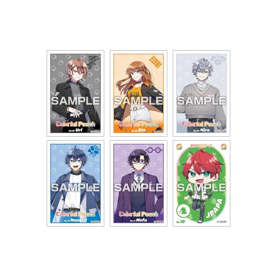 カラフルピーチ　トレーディングカード　20パック 外箱開封済み20パックのみポスト投函）カラフルピーチ ステッカー