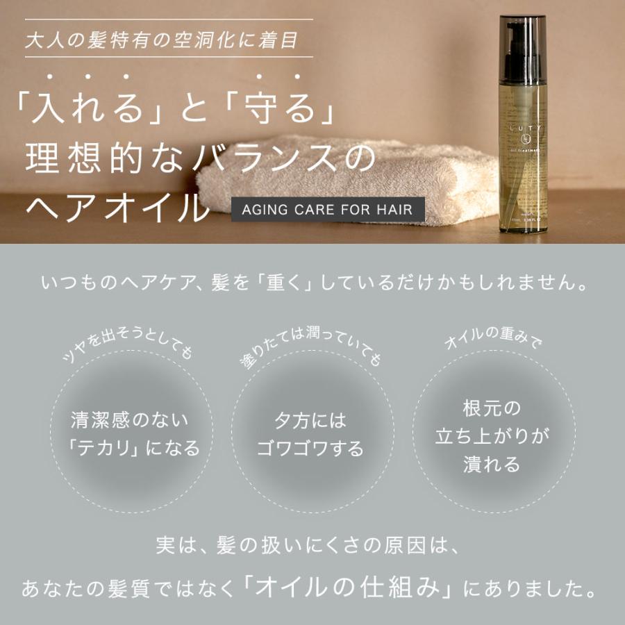 LUTY（ルーティー） ヘアオイル 洗い流さないトリートメント