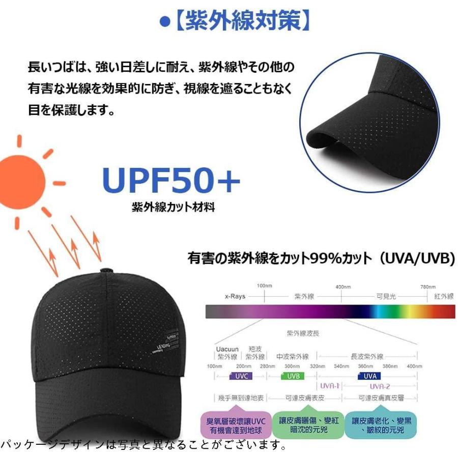 メッシュ キャップ 紫外線対策 通気性 速乾 夏 Uvカット 日除け 軽薄帽子 ランニング ジョギング ゴルフ 山登り 野球帽 釣り バイク スボー
