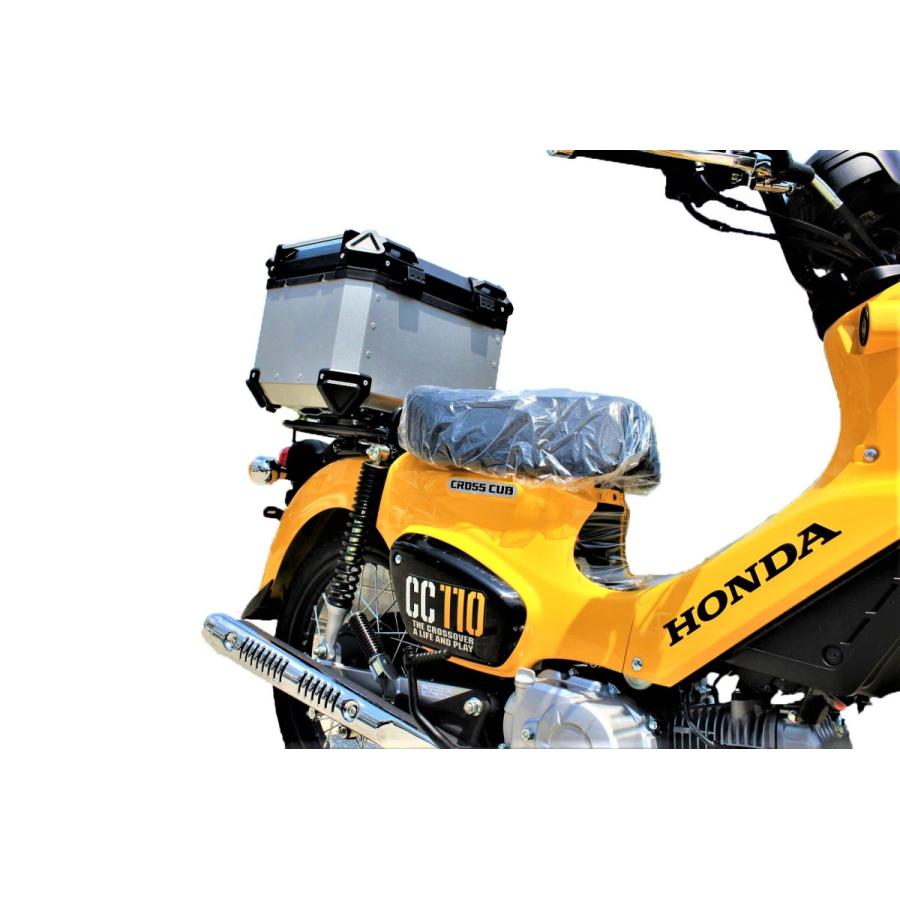 リアボックス トップケース クロスカブ110 JA45 アルミ製 45L カスタム