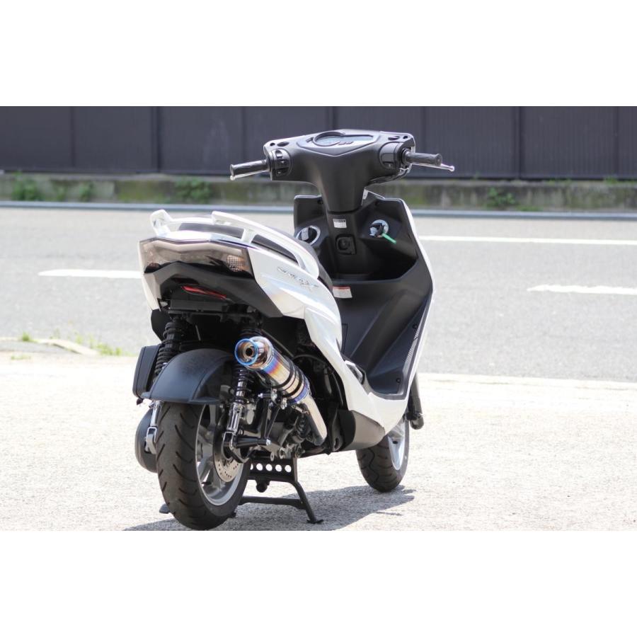 シグナスX SR バイクマフラー 4型 5型 EBJ-SEA5J 2BJ-SED8J SSB ステンレス ブルーカラー マフラー カスタム パーツ ヤマハ バイク用品 ドレスアップ｜luvias｜05