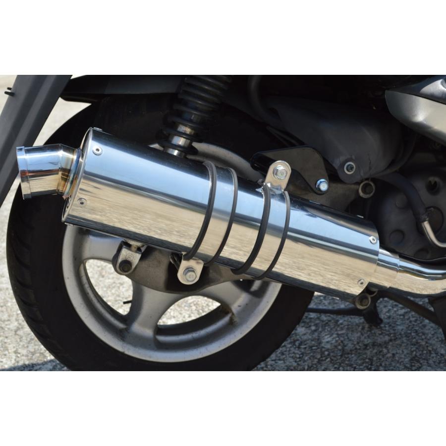 HMS ヤマハ マジェスティ125 バイクマフラー 5CA キャブ車・FI車共通 2Pリング (06SUS) SUS ステンレス マフラー カスタム パーツ MAJESTY125