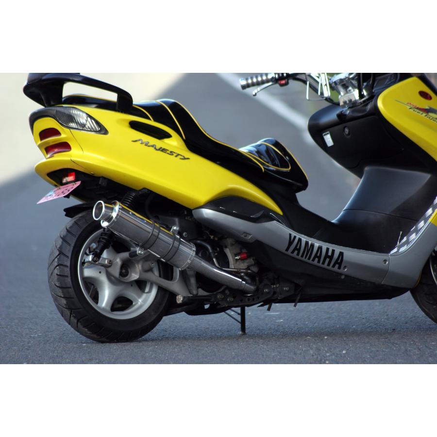 Realize マジェスティ125 バイクマフラー 5CA キャブ車 / FI車共通 22Racing SUS ステンレス マフラー バイク用品 バイクパーツ カスタム パーツ リアライズ｜luvias｜04