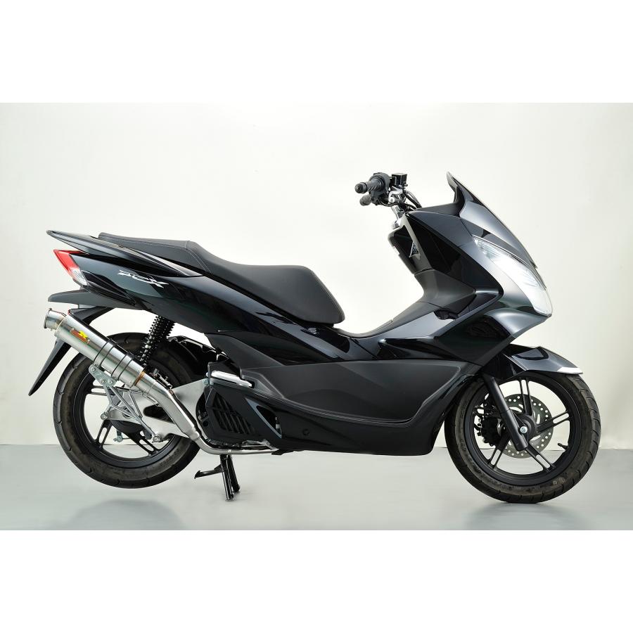 Realize PCX125 PCX150esp バイクマフラー EBJ-JF56 EBJ-JF28後期モデル JBK-KF12 JBK-KF18 イグジスト ステンレス カスタム パーツ リアライズ ホンダ｜luvias｜05