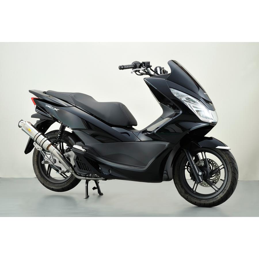 Realize PCX125 PCX150esp バイクマフラー EBJ-JF56 EBJ-JF28後期モデル JBK-KF12 JBK-KF18 イグジスト ステンレス カスタム パーツ リアライズ ホンダ｜luvias｜07