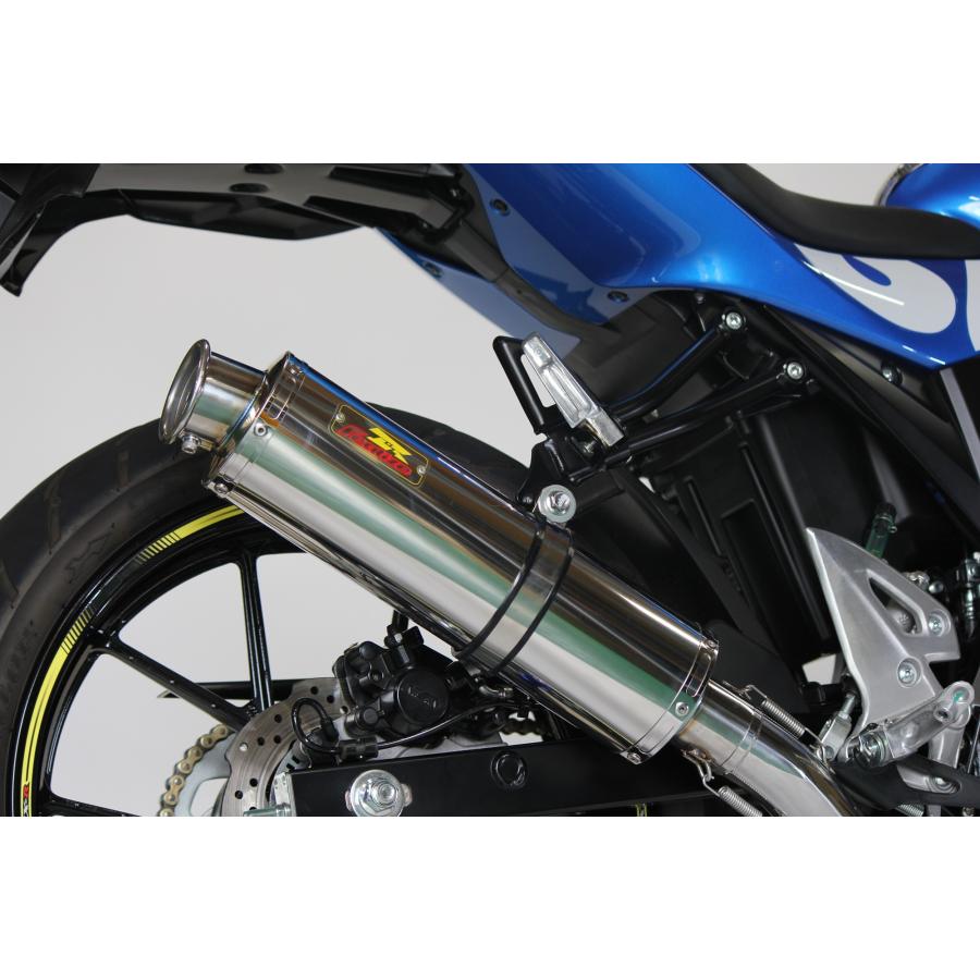 Realize GSX-R125 バイクマフラー 8BJ-DL32D 22Racing ステンレス マフラー シルバー バイク用品 バイクパーツ カスタム パーツ リアライズ スズキ ジスペケ｜luvias｜04