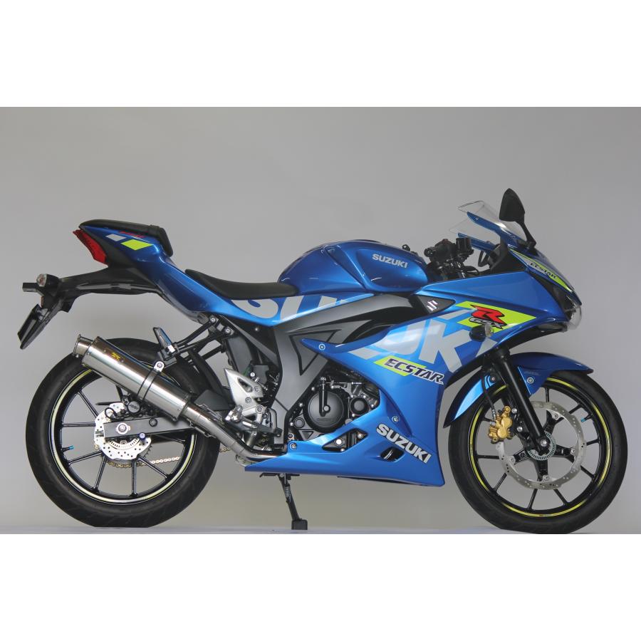 Realize GSX-R125 バイクマフラー 8BJ-DL32D 22Racing ステンレス マフラー シルバー バイク用品 バイクパーツ カスタム パーツ リアライズ スズキ ジスペケ｜luvias｜05