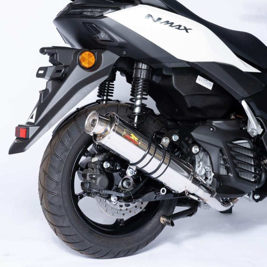 N MAX 22Racing SUS ステンレスマフラー ヤマハ発動機 【国内メーカーRealize】 22Racing ステンレス マフラー