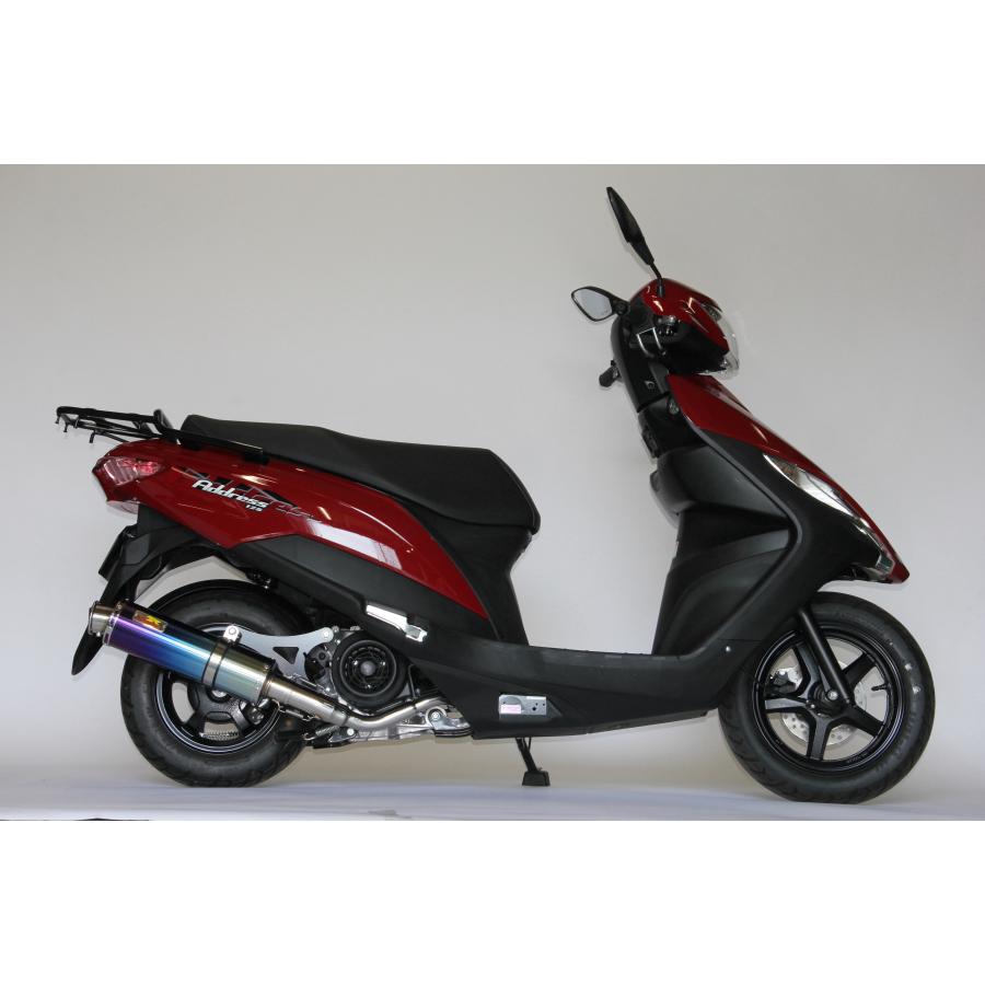 アドレス Realize アドレス125 バイクマフラー 2BJ-DT11A 22Racing