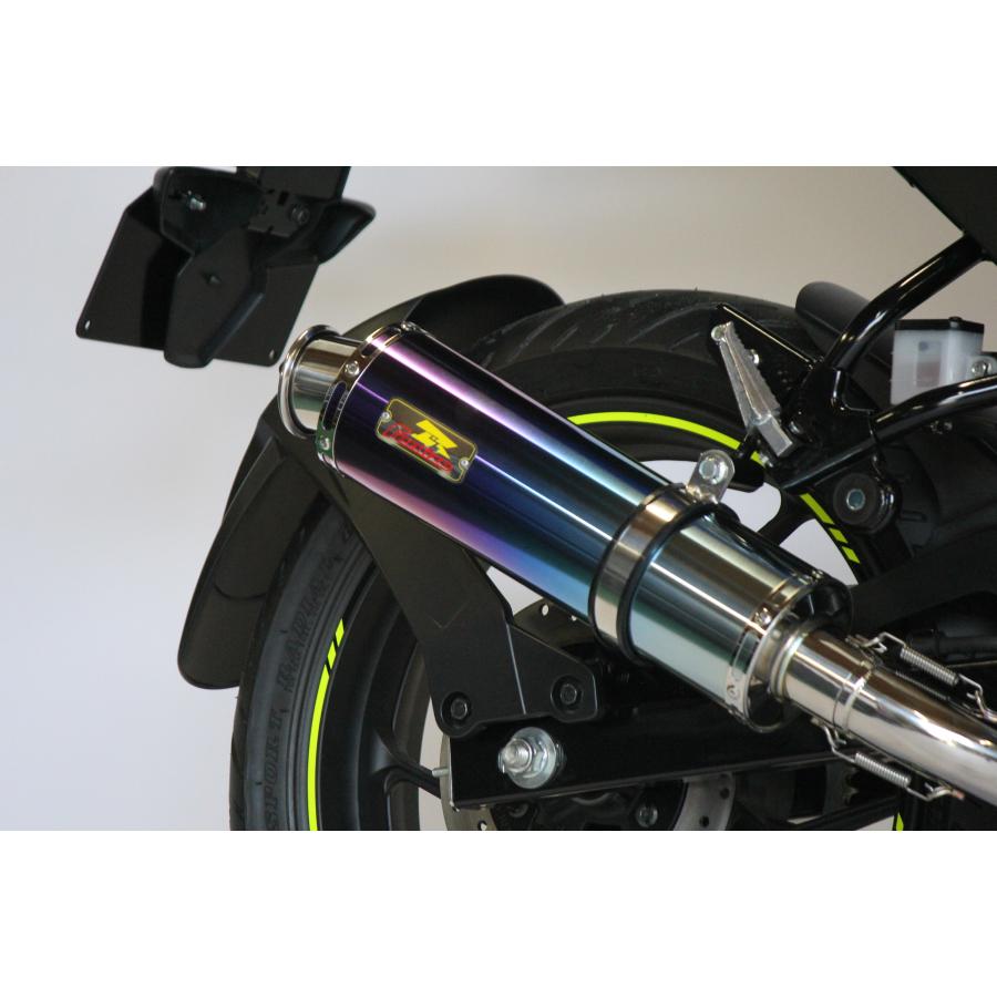 Realize ジクサー150 バイクマフラー 8BK-ED131 22Racing チタン マフラー ブルー カスタム パーツ ドレスアップ バイク用 スズキ リアライズ GIXXER｜luvias｜04