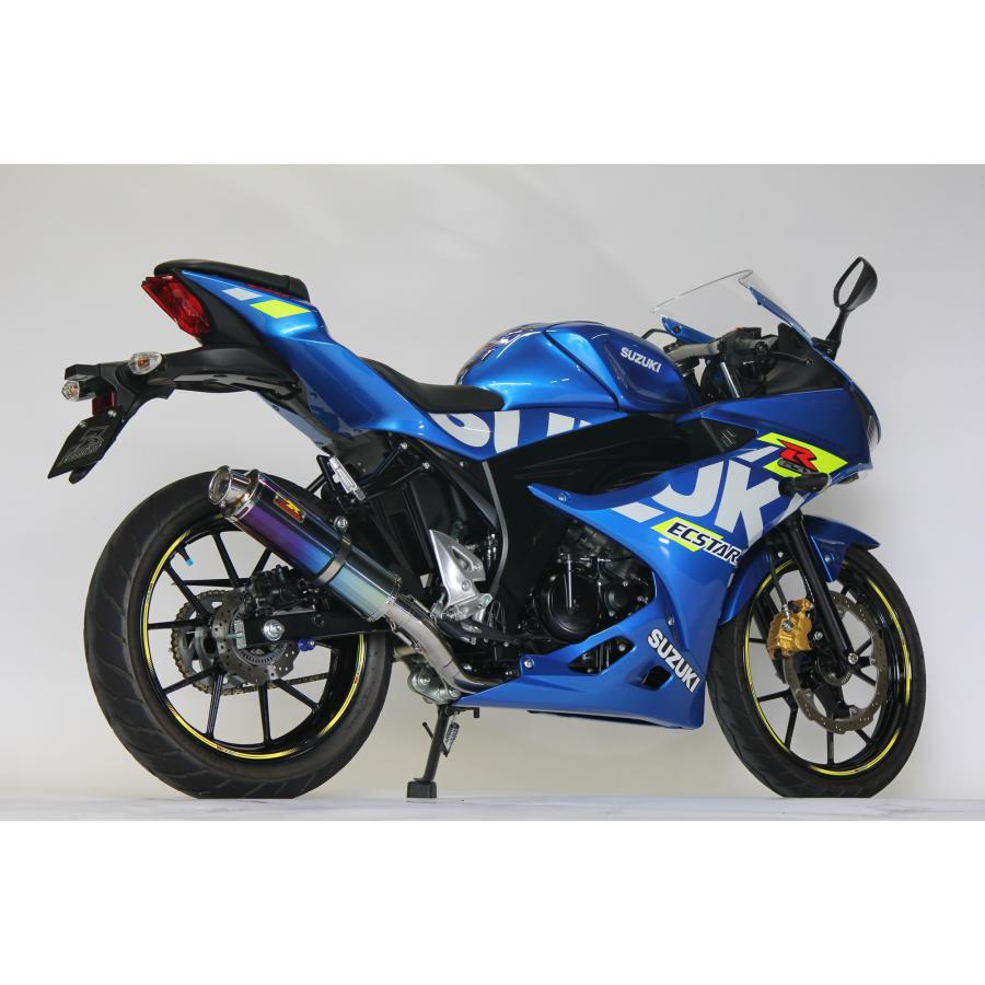 Realize GSX-R125 バイクマフラー 8BJ-DL32D 2BJ-DL33B 22Racing チタン マフラー ブルーカラー バイク用品 カスタム パーツ リアライズ ジスペケ スズキ｜luvias｜07