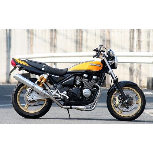 Realize ゼファーχ バイクマフラー ZR400C 1996年モデル〜 アリア ステンレス カールタイプ (TypeC) マフラー リアライズ カワサキ ZEPHYRχ カスタム パーツ