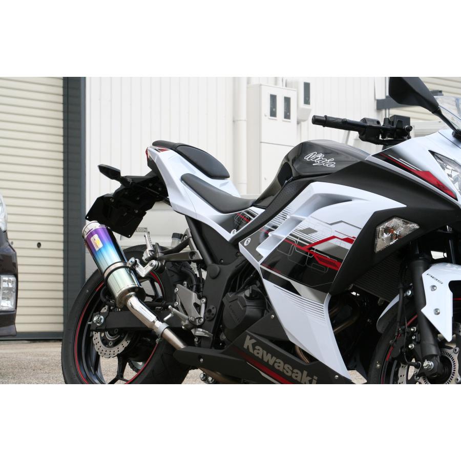 Realize ニンジャ250 バイクマフラー JBK-EX250L 2013年〜2017年モデル対応 アリア チタン スラッシュタイプ (TypeS) マフラー リアライズ カワサキ カスタム｜luvias｜04