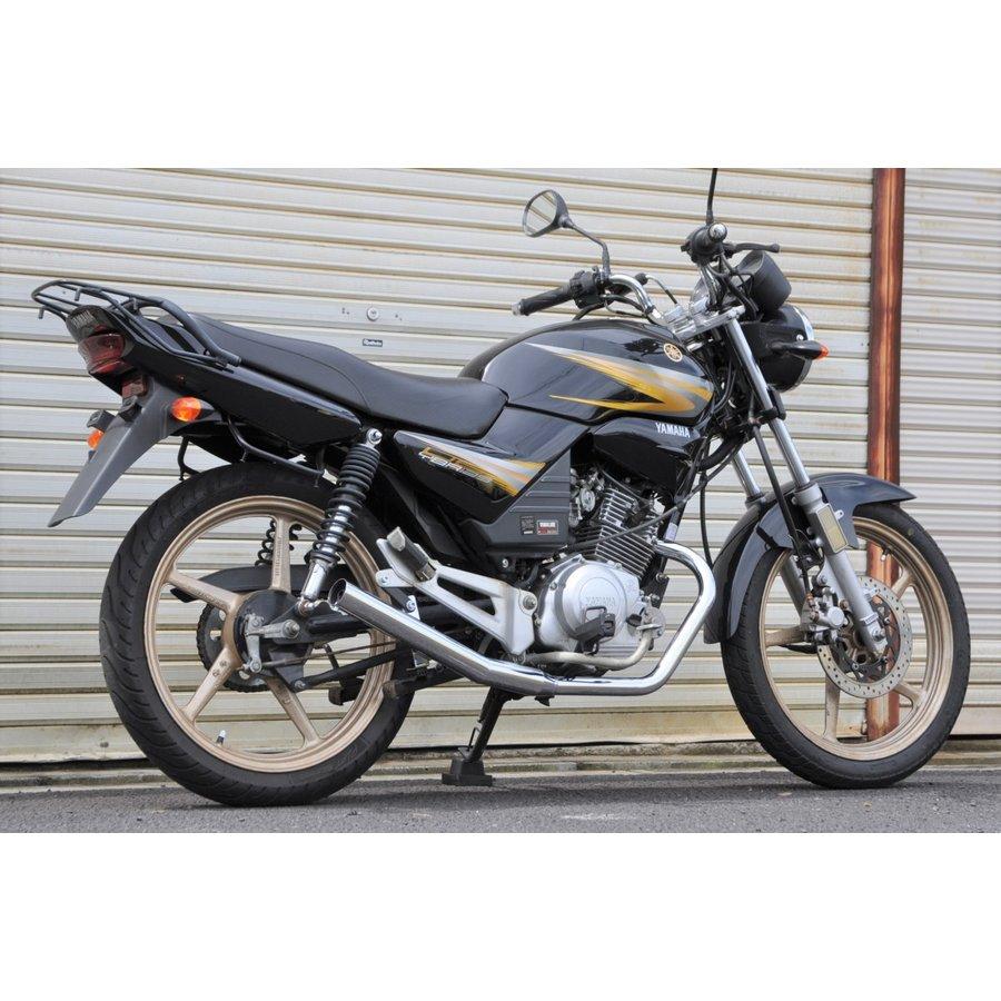 弾丸 ヤマハ Yb125 Ybr125 バイクマフラー メッキカラー ショート バッフル着脱可能 D 1 Yb2 バイク 車 マフラー Valiente 通販 Yahoo ショッピング