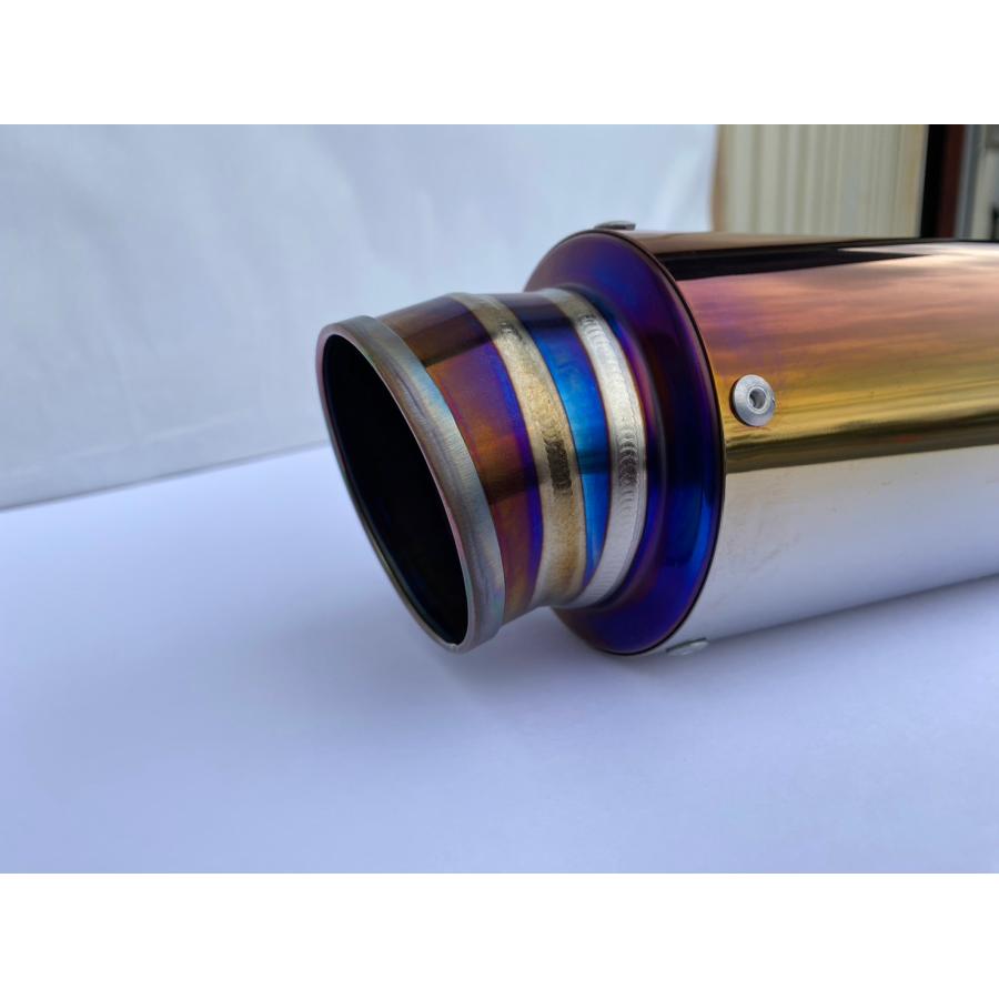 細身チタンサイレンサー 差込み60.5 楽天市場】チタン サイレンサー 60.5パイ 汎用 60パイマフラー用