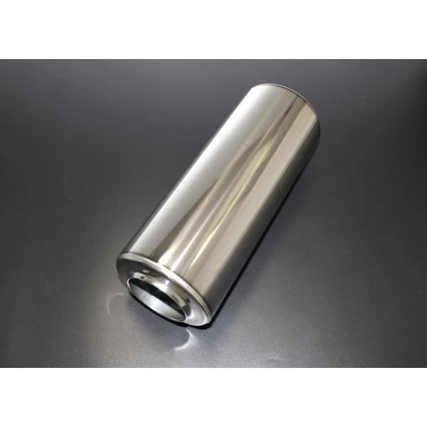 中間タイコ 100φ×250mm 差込 60.5φ 出口 4輪 車 サイレンサー ボディ