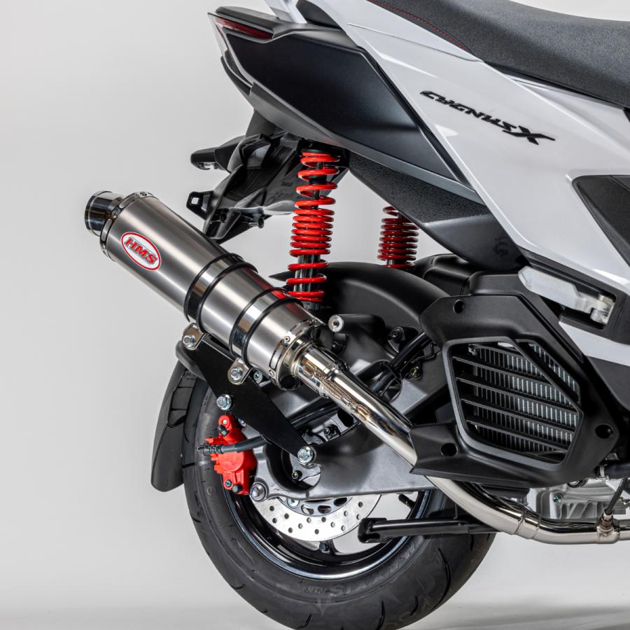 新 HMS製ヤマハ NMAX125 /155 対応 MARK4 ソリッドチタン Amazon