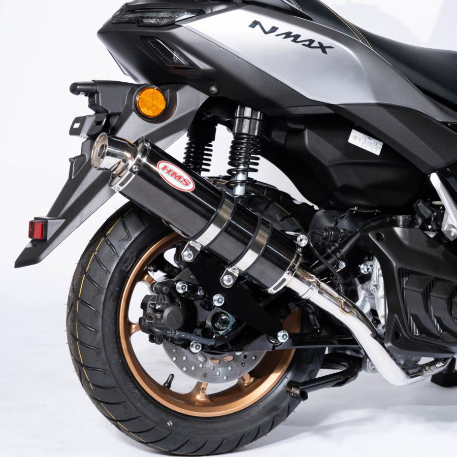 ヤマハNMAXハイパワーSPORTSマフラータイプＲ　廃盤品　値下げ可 ヤマハ発動機 【国内メーカー HMS製】ヤマハ NMAX155 対応 8BK-SG92J