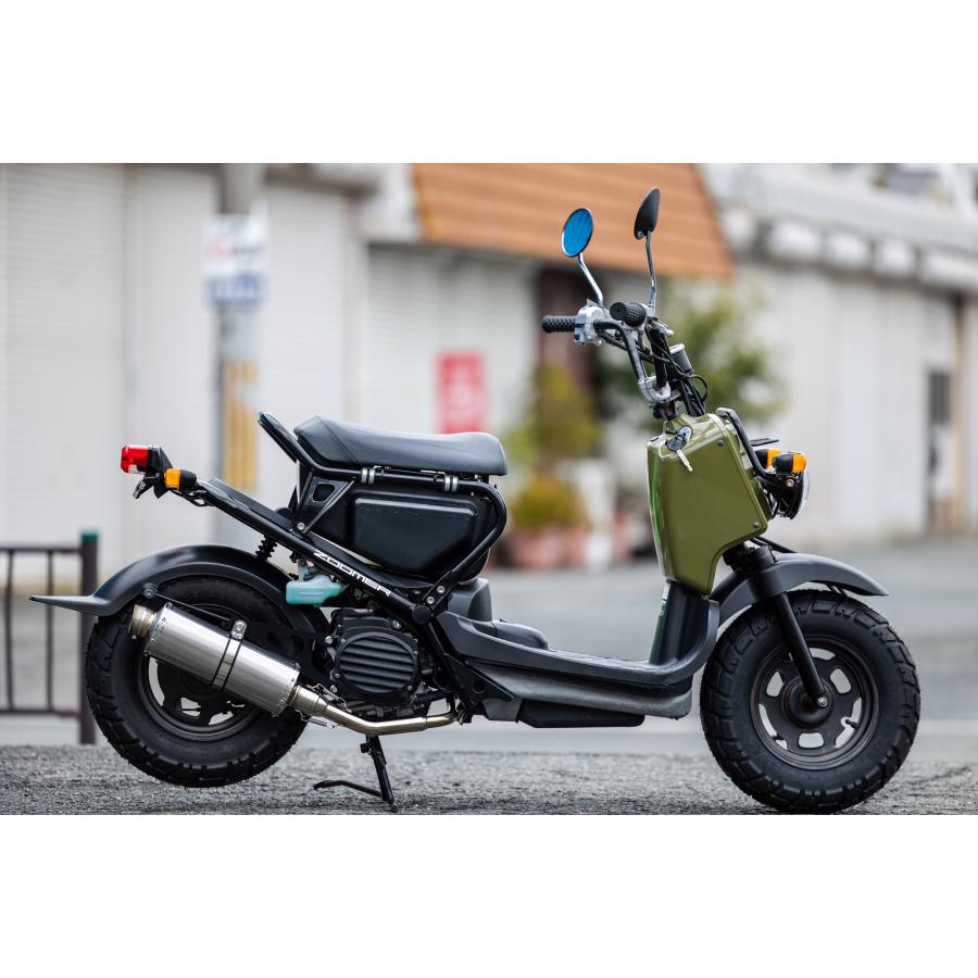 ズーマー マフラー AF58 オーバルショット ソリッドチタン ズーマー マフラー AF58 オーバルショット ソリッドチタン