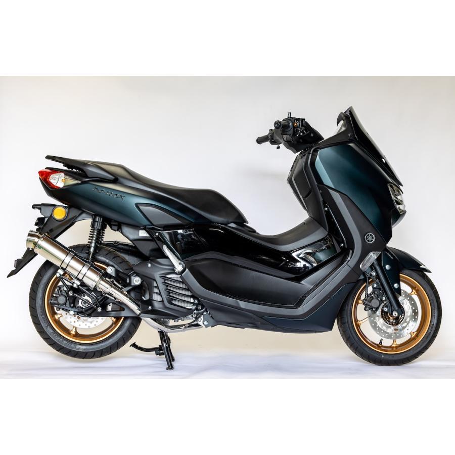 専用　HMS ヤマハ NMAX 125 R300 マフラー ヤマハ発動機 【国内メーカー HMS 製】 R300 ステンレス マフラー