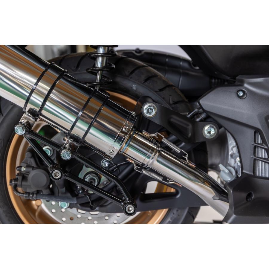 専用HMS ヤマハ NMAX 125 R300 マフラー ヤマハ発動機 【国内メーカー HMS 製】 R300 ステンレス マフラー