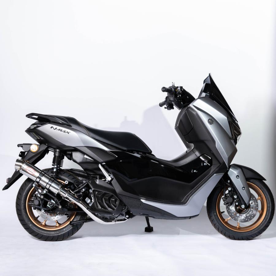 新製品HMS 製R300 ヤマハ NMAX155 8BK-SG92J マフラー ヤマハ発動機 【国内メーカー HMS 製】R300 ステンレス マフラー