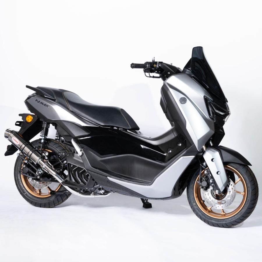 HMS ヤマハ NMAX125/NMAX155 SSB バイクマフラー ヤマハ発動機 【国内メーカー HMS 製】R300 ステンレス マフラー