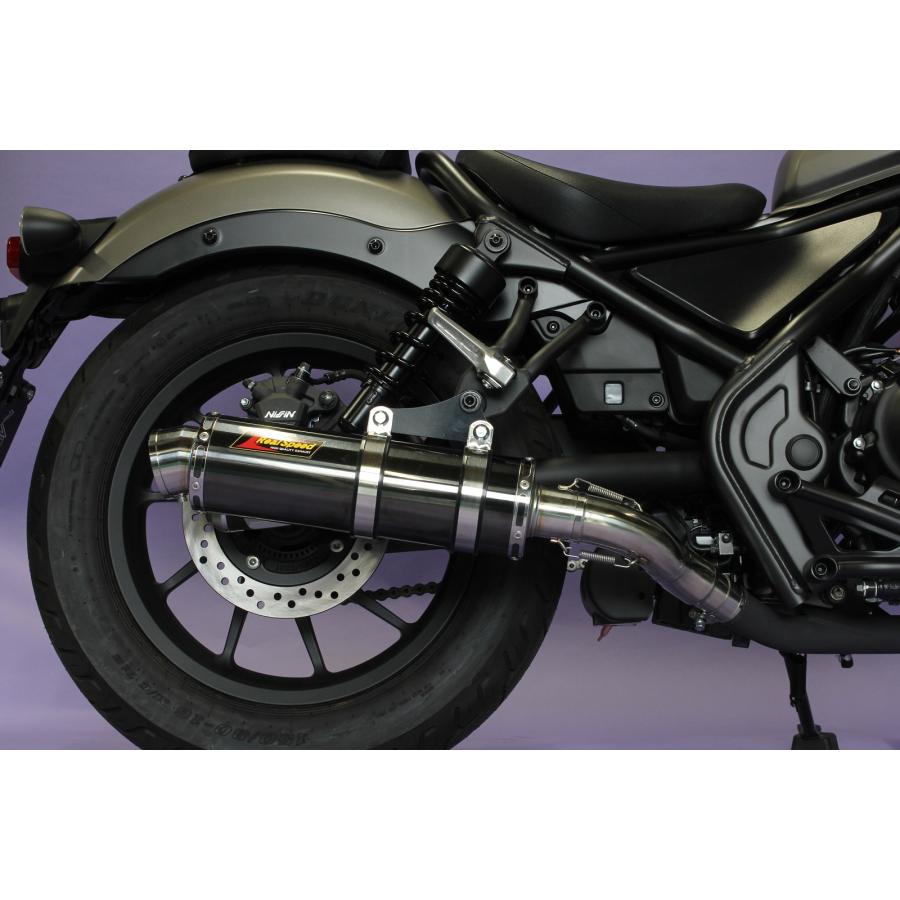 レブル250 OVER Racingマフラー　JMCA対応 OVER RACING (オーバーレーシング) スリップオン SSメガホン