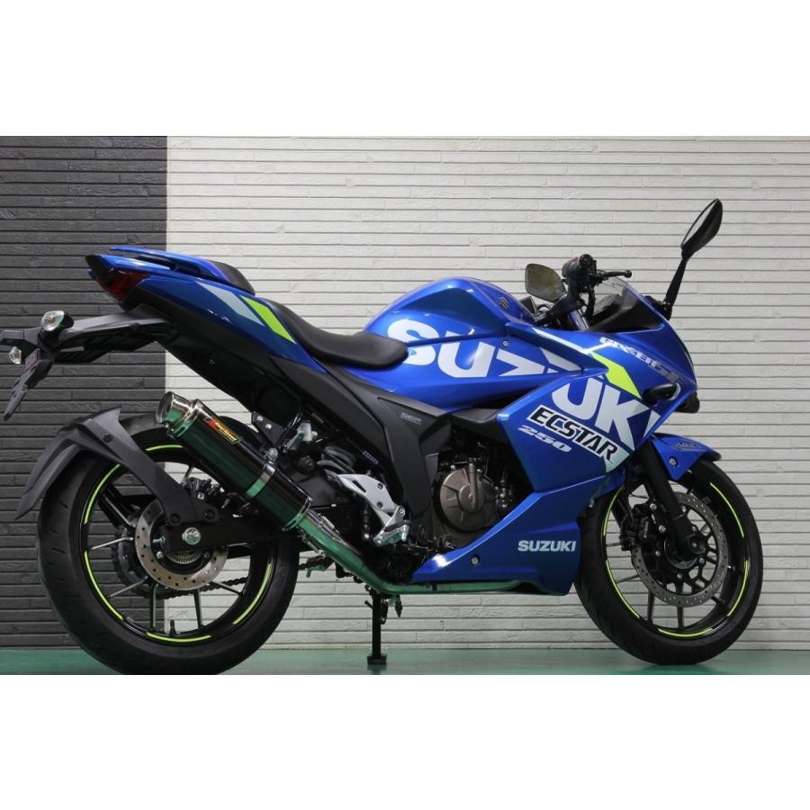 【最新モデル対応】ジクサー250 ジクサーSF250 バイクマフラー 8BK-ED22Y 2BK-ED22B クーガ ステンレス ブラック マフラー Realspeed リアルスピード スズキ｜luvias｜06