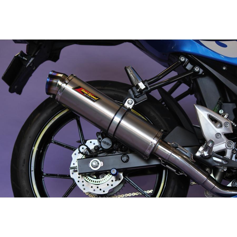 【GSX-S125対応】RealSpeed スリップオンマフラー 高品質 GSX GSX-R125 バイクマフラー DL33B / DL32D メテオ チタン マフラー