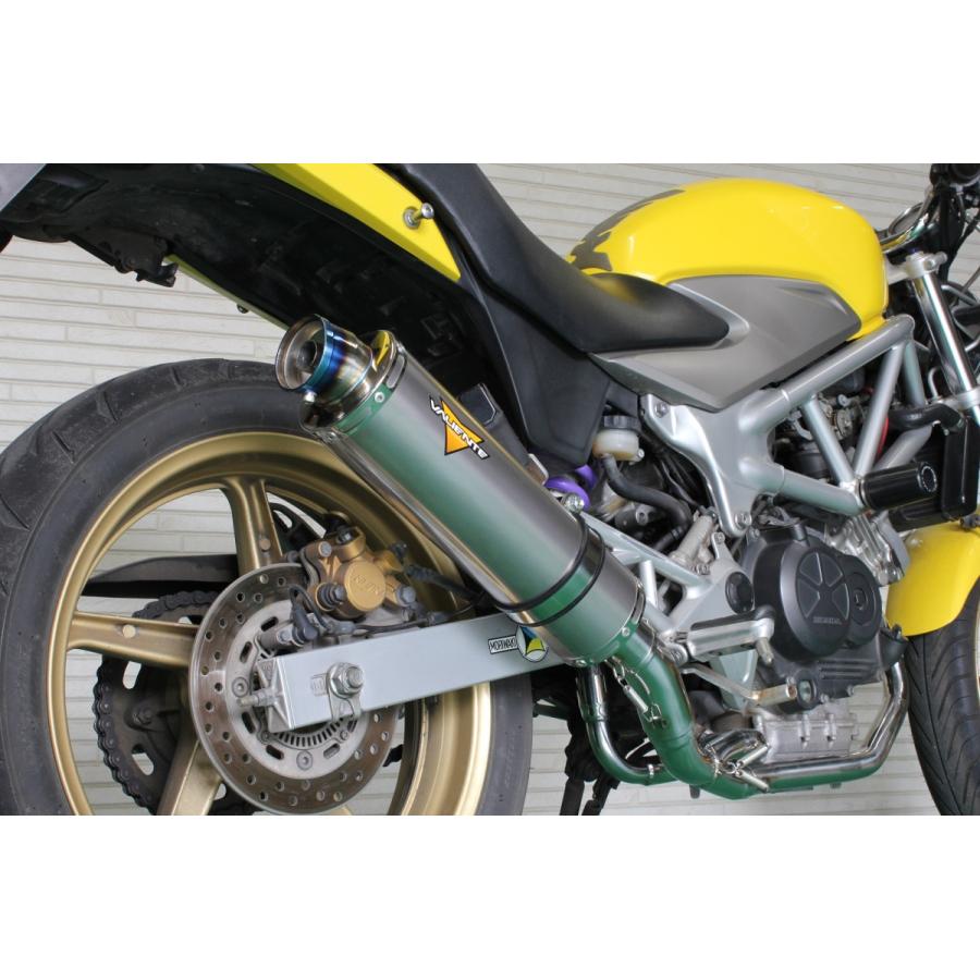 VTR250 VTR-F Type LD バイクマフラー JBK-MC33 2009年?2016年モデル対応 FI車専用 アレグリア チタンソリッド マフラー カスタム パーツ バリエンテ ホンダの画像