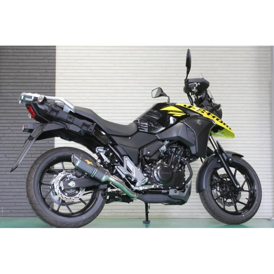 Vストローム250 ABS バイクマフラー 2BK-DS11A カルマ カーボンタイプ マフラー バイク用品 カスタム パーツ ドレスアップ Valiente バリエンテ スズキ｜luvias｜06