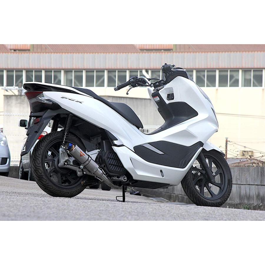 PCX125 PCX150 バイクマフラー 2BJ-JF81 2BK-KF30 2018年〜2020年モデル対応 コルト チタンソリッド マフラー カスタム パーツ Valiente バリエンテ ホンダの画像
