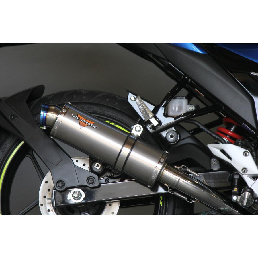 ジクサー150 バイクマフラー 8BK-ED131 2023年モデル対応 Dura デュラ チタンソリッド マフラー シルバー カスタム パーツ Valiente バリエンテ スズキ_4