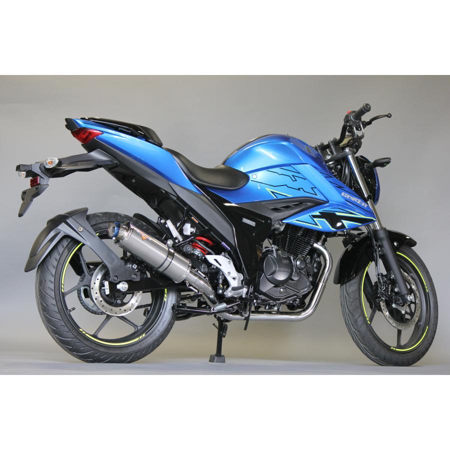 ジクサー150 バイクマフラー 8BK-ED131 2023年モデル対応 Dura デュラ チタンソリッド マフラー シルバー カスタム パーツ Valiente バリエンテ スズキ_6