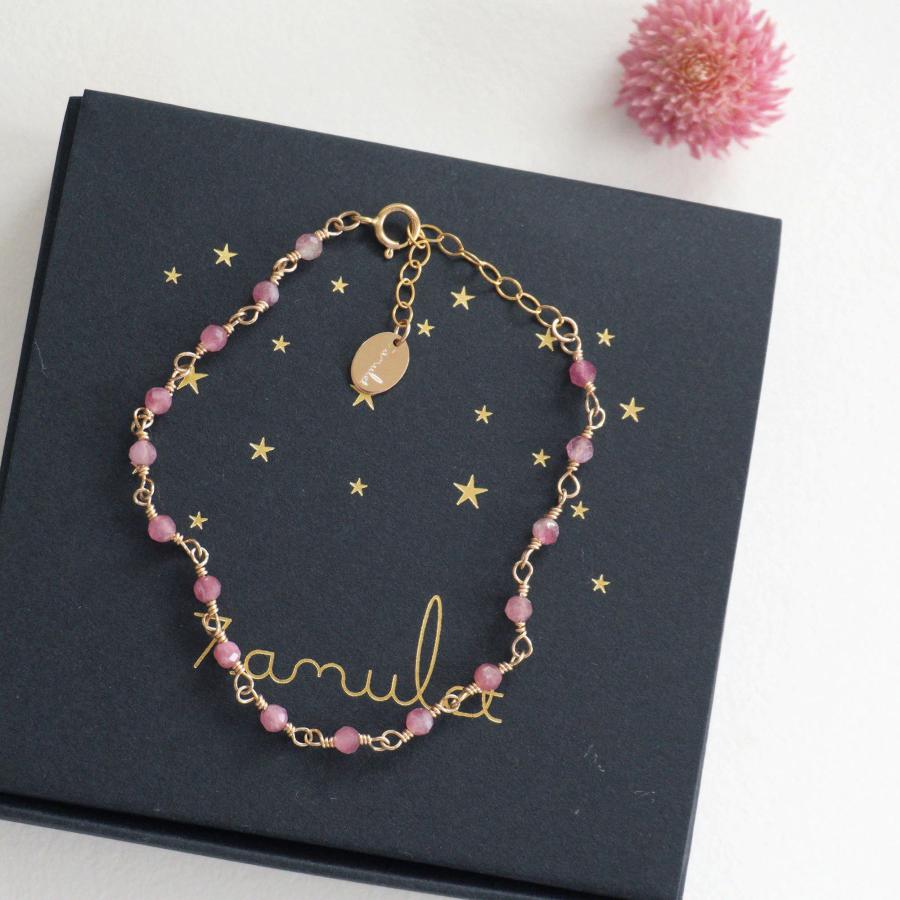 14KGF トルマリンのブレスレット b8de04a107e4547cc583a00420af24