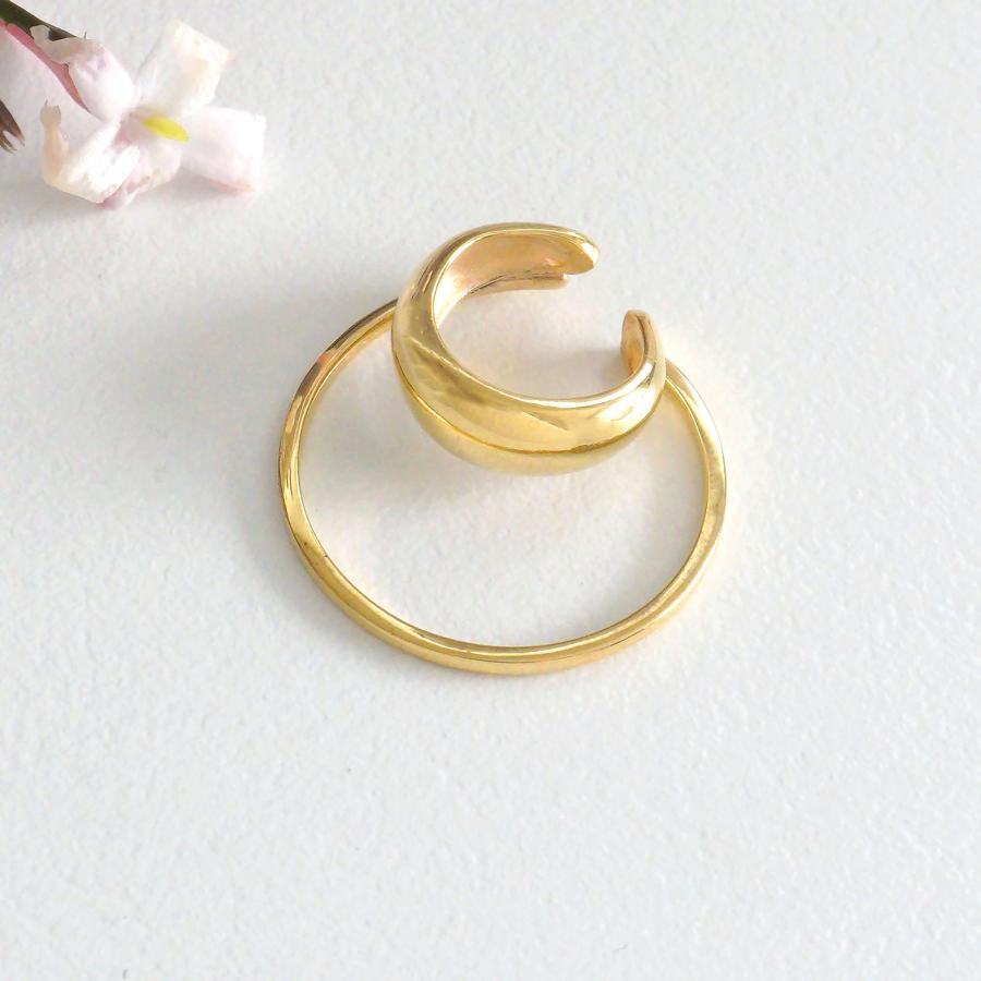 BONVO 【SALE】BONVO ボンボ VERO 左耳用 イヤーカフ ゴールド 