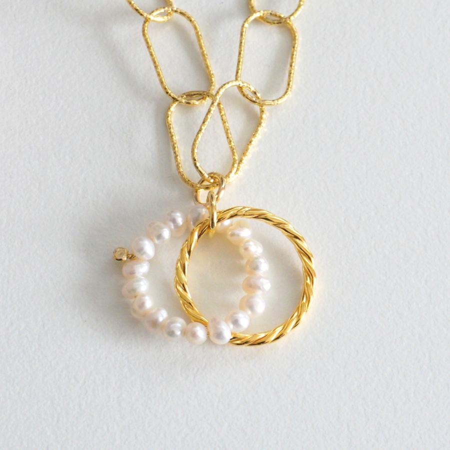 BONVO 【SALE】BONVO ボンボ TWISTED パール ネックレス ゴールド チェーン 金属アレルギー対応 : ラブリ - 通販 ...
