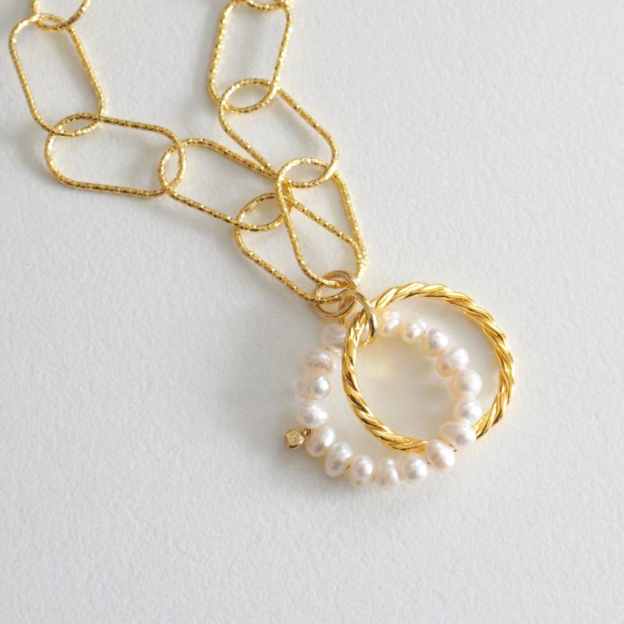 BONVO 【SALE】BONVO ボンボ TWISTED パール ネックレス ゴールド チェーン 金属アレルギー対応 : ラブリ - 通販 ...