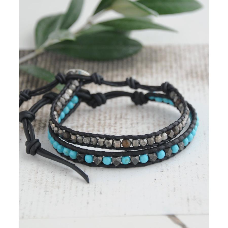 Chan Luu チャンルー メンズ Bsm 1717 Brzt Mx Nblk ブロンザイト 1連ラップブレスレット Chanluu 0227 ラブリ 通販 Yahoo ショッピング