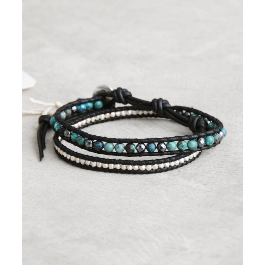 Chan Luu チャンルー メンズ ブレスレット 2連 ターコイズ Bs 57clj Chanluu 0245 ラブリ 通販 Yahoo ショッピング