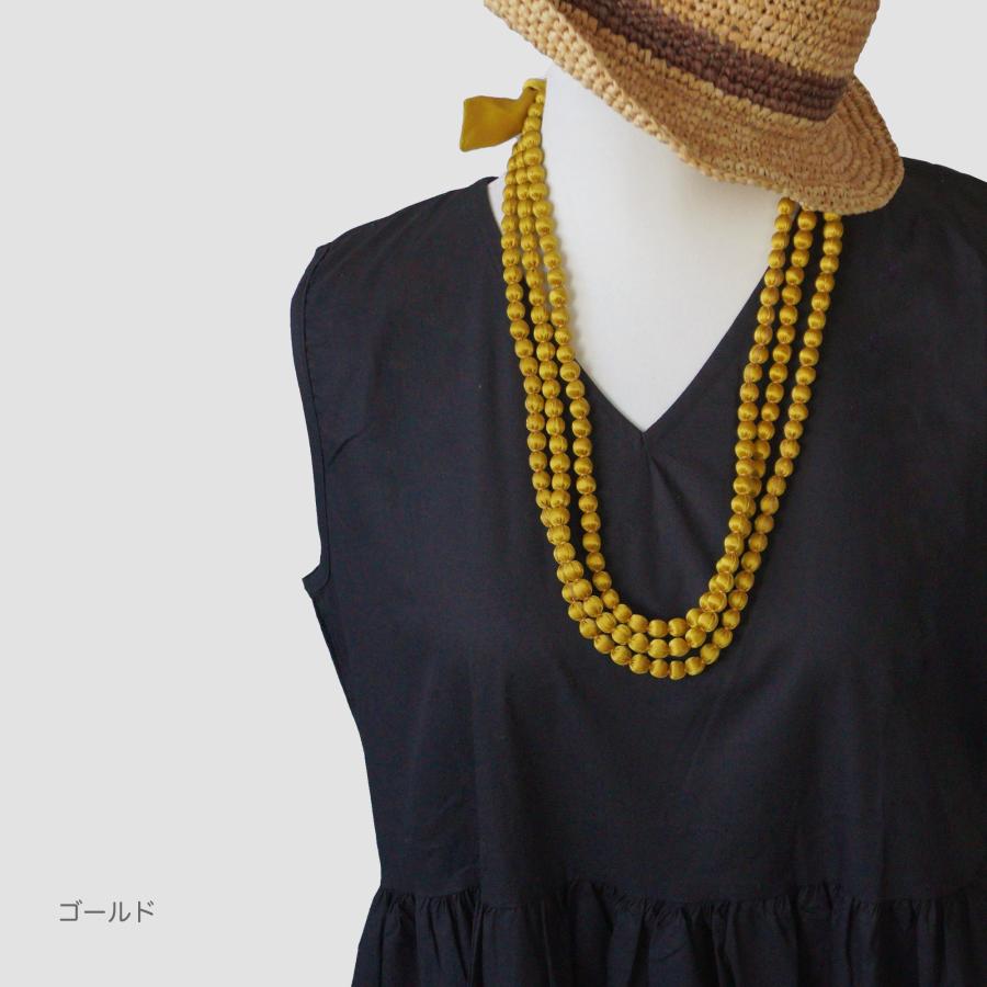 シトラス ネックレス CITRUS シルクロングネックレス リボン付き 225cm 