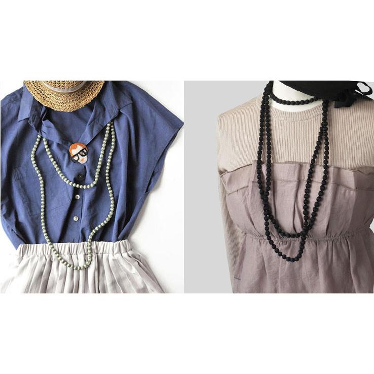 シトラス ネックレス CITRUS シルクロングネックレス リボン付き 225cm