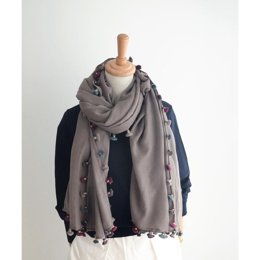 Citrus シトラス ミックス Pompom 大判ウールストール グレー Citrus 0262 ラブリ 通販 Yahoo ショッピング