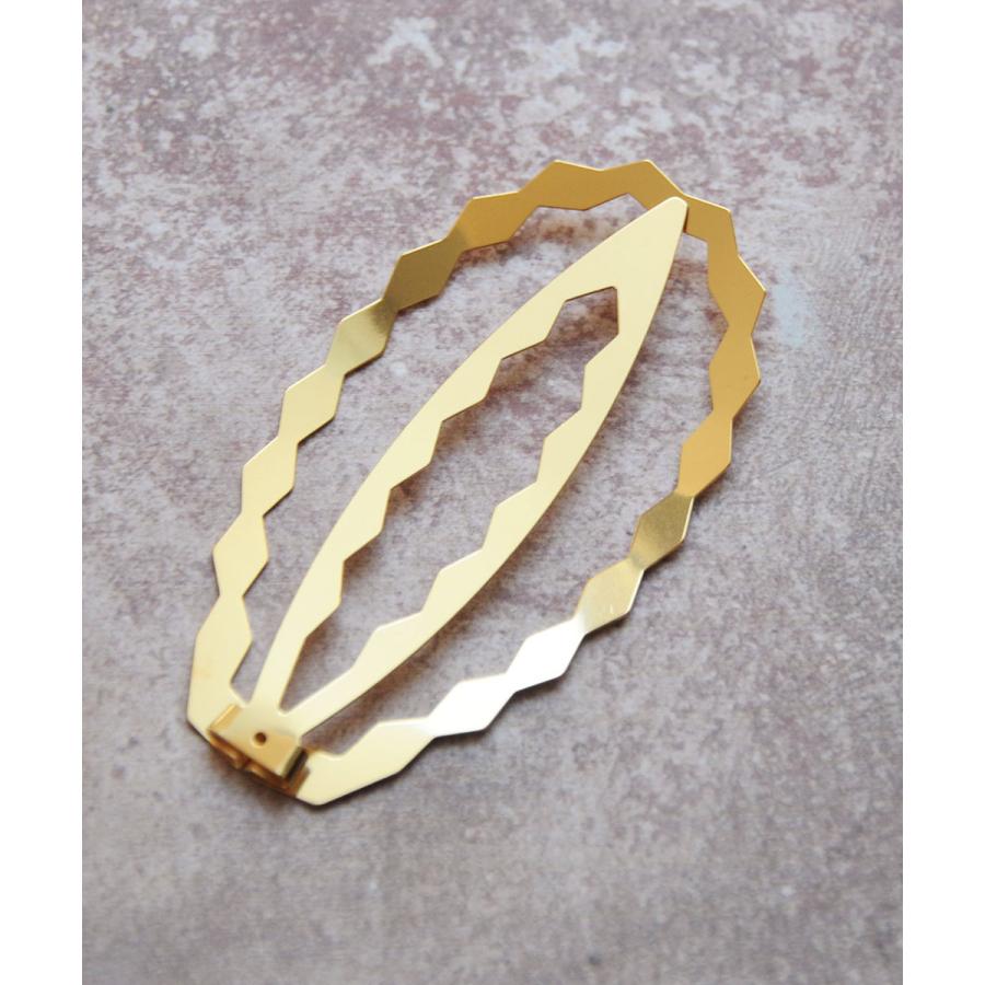 CLINQ(クリンク)  ヘアクリップ【NAIMA】ゴールド CLINQ クリンク ヘアクリップ NAIMA GOLD : ラブリ - 通販