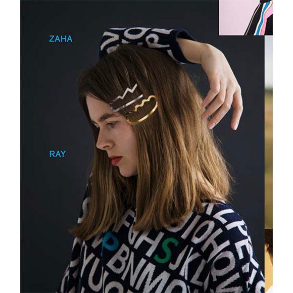 CLINQ クリンク ヘアクリップ ZAHA SILVER : ラブリ - 通販