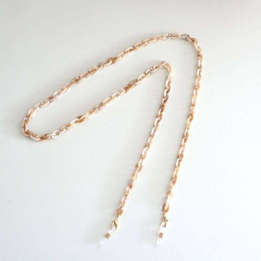 メガネチェーン おしゃれ レディース べっ甲 トータス シェル アクリル