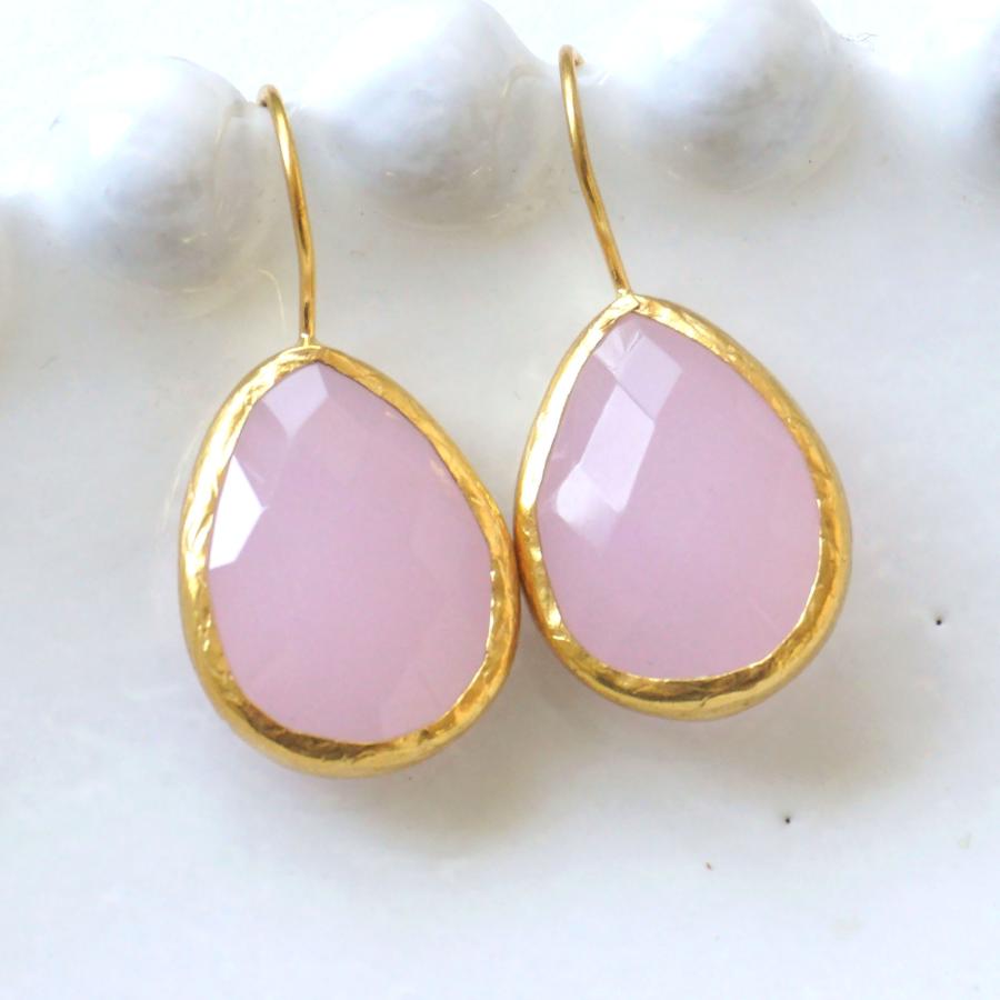 SALE】大粒 天然石 ティアドロップ ピアス : ラブリ - 通販 - Yahoo