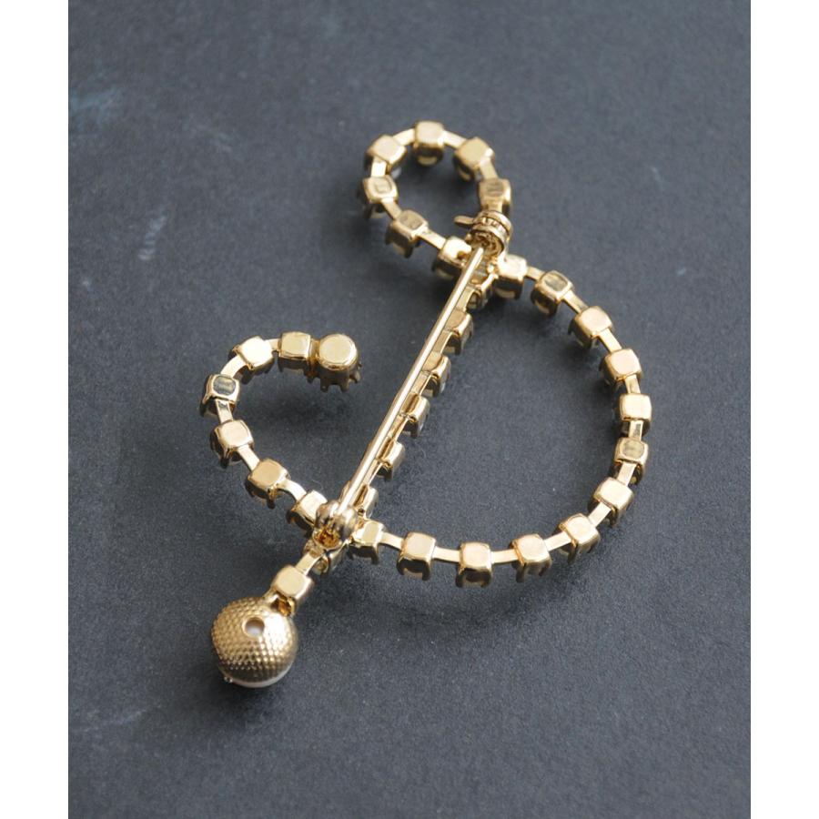 ジュンコパリ JUNCO PARIS 「＆」パールブローチ ＆