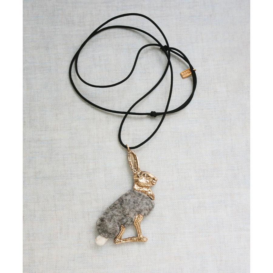 RENARD BIJOUX (レナードビジュー) HARE ネックレス GREY  